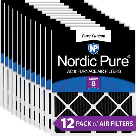 FILTER 12X24X1 APPROXIMATELY MERV 8 EFFICIENCY RATING 12 PIECES ACTUAL SIZE 115 X 23